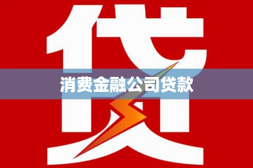 水林消费金融公司贷款