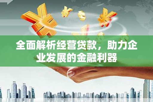 新昌全面解析经营贷款，助力企业发展的金融利器