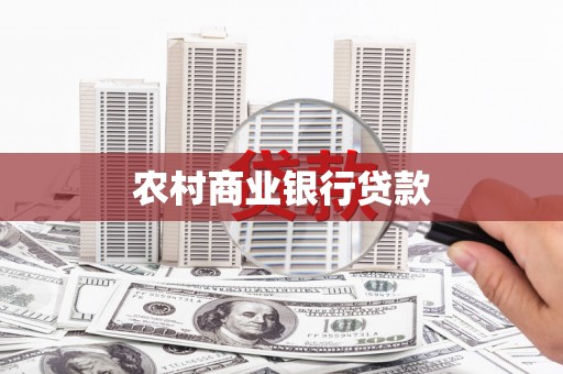 大丰农村商业银行贷款