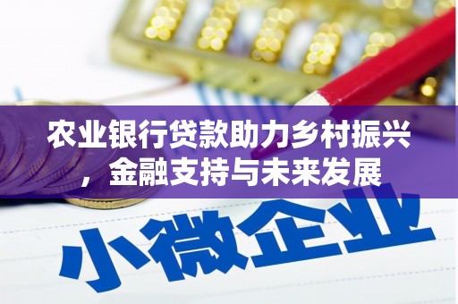 弋阳农业银行贷款助力乡村振兴，金融支持与未来发展