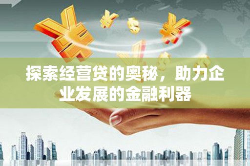 临翔探索经营贷的奥秘，助力企业发展的金融利器