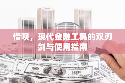 资源借呗，现代金融工具的双刃剑与使用指南
