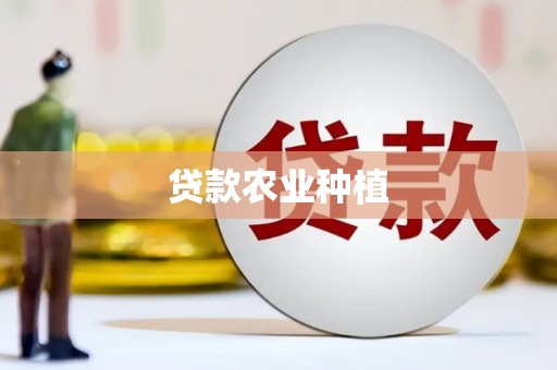 迭部贷款农业种植