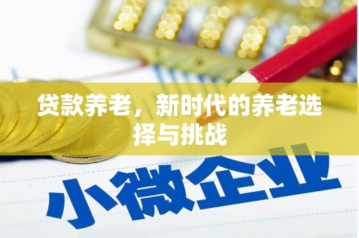 铁西贷款养老，新时代的养老选择与挑战